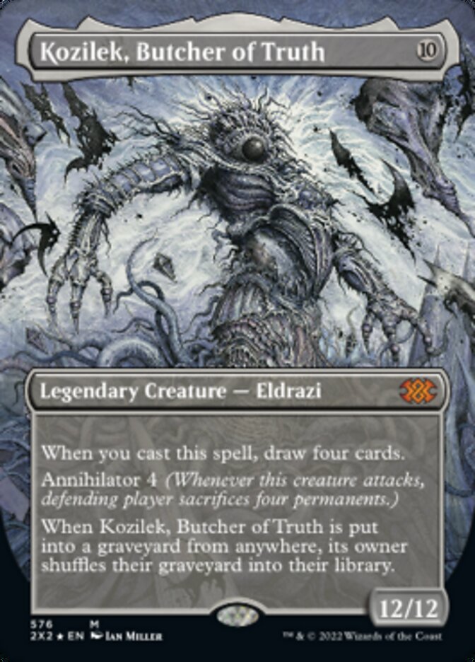 Kozilek, Butcher of Truth (Textured Foil) [Double Masters 2022] | Odin's Place