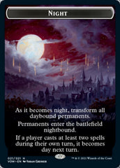 Day // Night Double-Sided Token [Innistrad: Crimson Vow Tokens] | Odin's Place