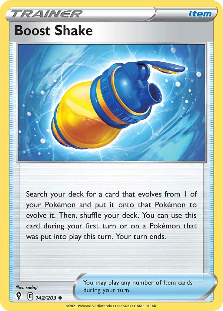 Boost Shake (142/203) [Sword & Shield: Evolving Skies] | Odin's Place
