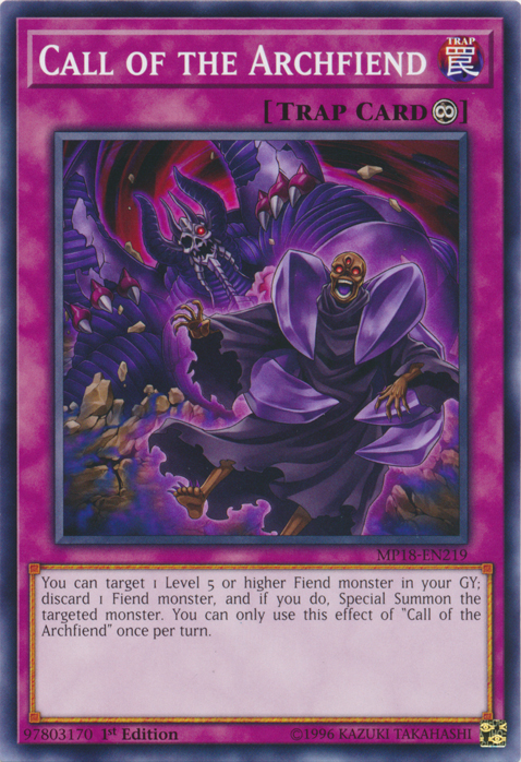 Call of the Archfiend [MP18-EN219] Common | Odin's Place