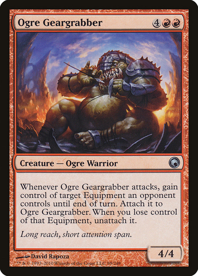 Ogre Geargrabber (99) [Scars of Mirrodin] | Odin's Place