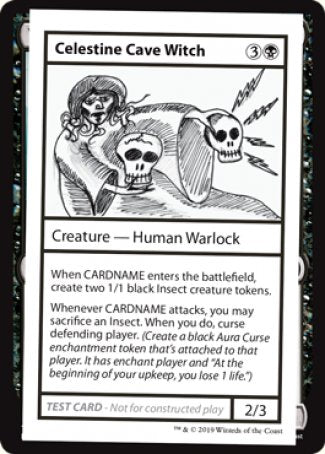 Celestine Cave Witch (2021 Edition) [Mystery Booster Playtest Cards] | Odin's Place