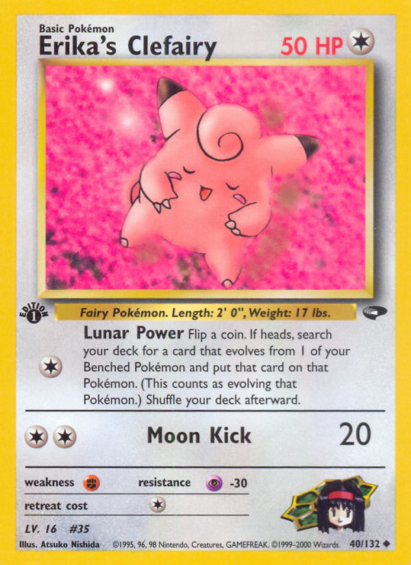 Erika's Clefairy (40/132) [Gym Challenge 1st Edition] | Odin's Place