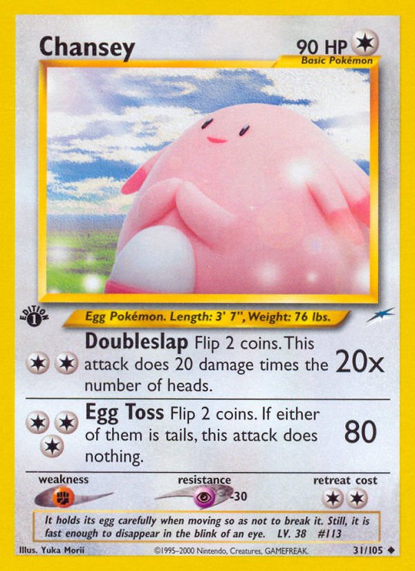 Chansey (31/105) [Neo Destiny 1st Edition] | Odin's Place