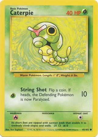 Caterpie (45/102) [Base Set Unlimited] | Odin's Place