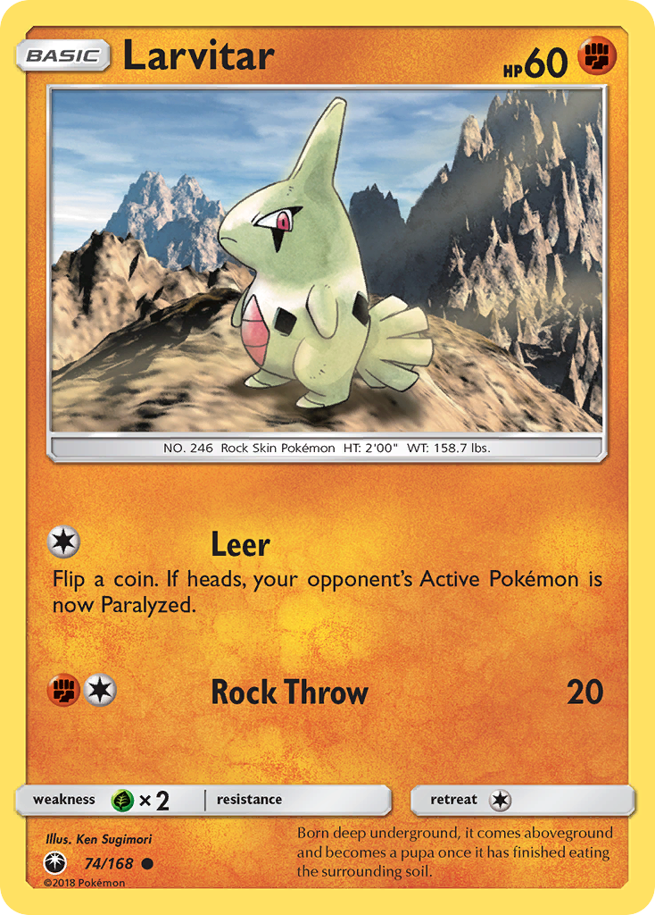 Larvitar (74/168) [Sun & Moon: Celestial Storm] | Odin's Place
