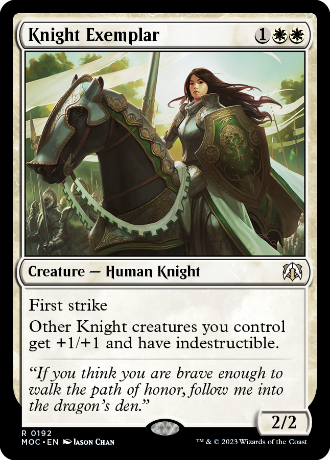 Knight Exemplar [March of the Machine Commander] | Odin's Place