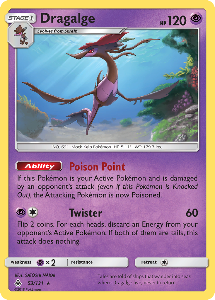 Dragalge (53/131) [Sun & Moon: Forbidden Light] | Odin's Place