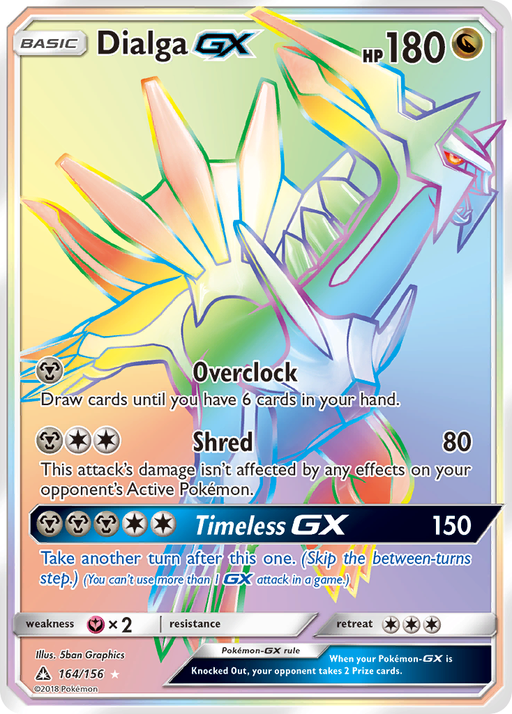 Dialga GX (164/156) [Sun & Moon: Ultra Prism] | Odin's Place