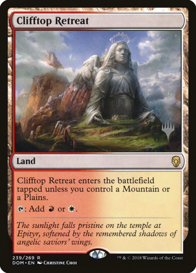 Clifftop Retreat (Promo Pack) [Dominaria Promos] | Odin's Place