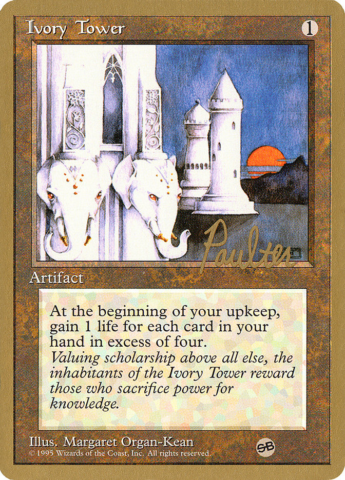 Ivory Tower (Preston Poulter) (SB) [Pro Tour Collector Set] | Odin's Place