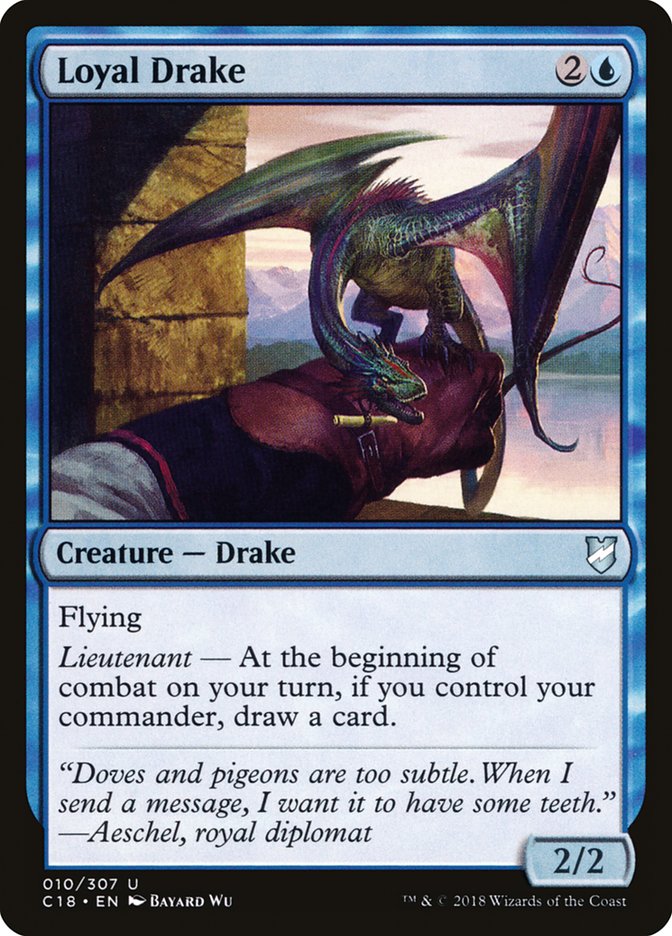 Loyal Drake (10) [Commander 2018] | Odin's Place