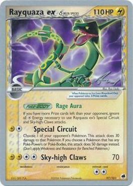 Rayquaza ex (97/101) (Delta Species) (Legendary Ascent - Tom Roos) [World Championships 2007] | Odin's Place