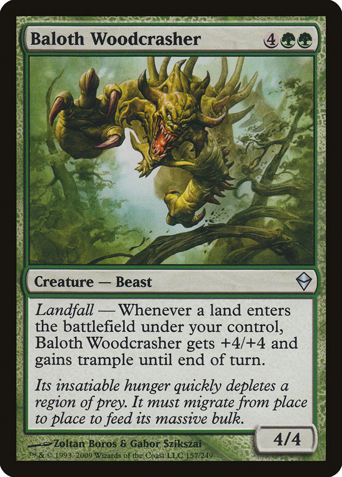 Baloth Woodcrasher (157) [Zendikar] | Odin's Place