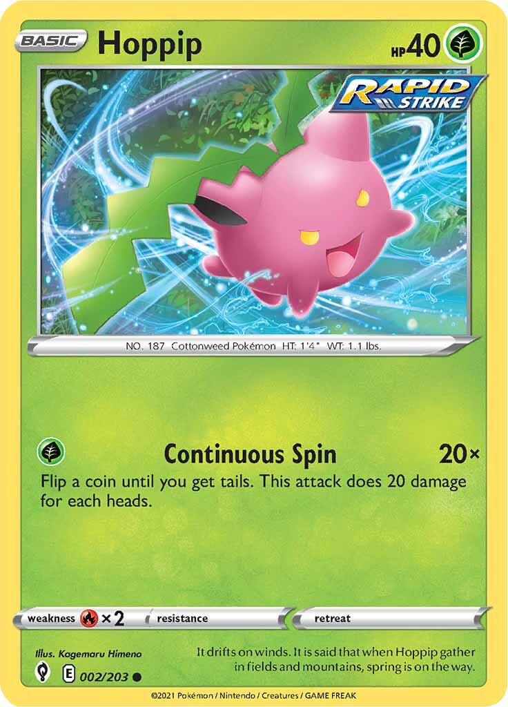 Hoppip (002/203) [Sword & Shield: Evolving Skies] | Odin's Place