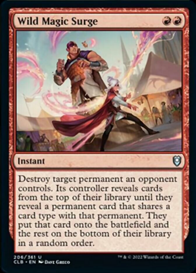 Wild Magic Surge [Commander Legends: Battle for Baldur's Gate] | Odin's Place