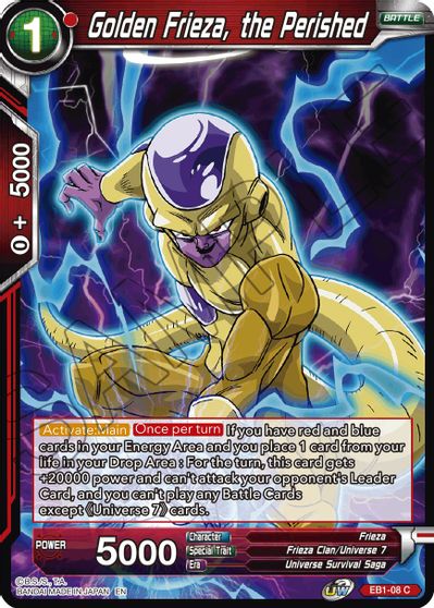Golden Frieza, the Perished (EB1-08) [Battle Evolution Booster] | Odin's Place
