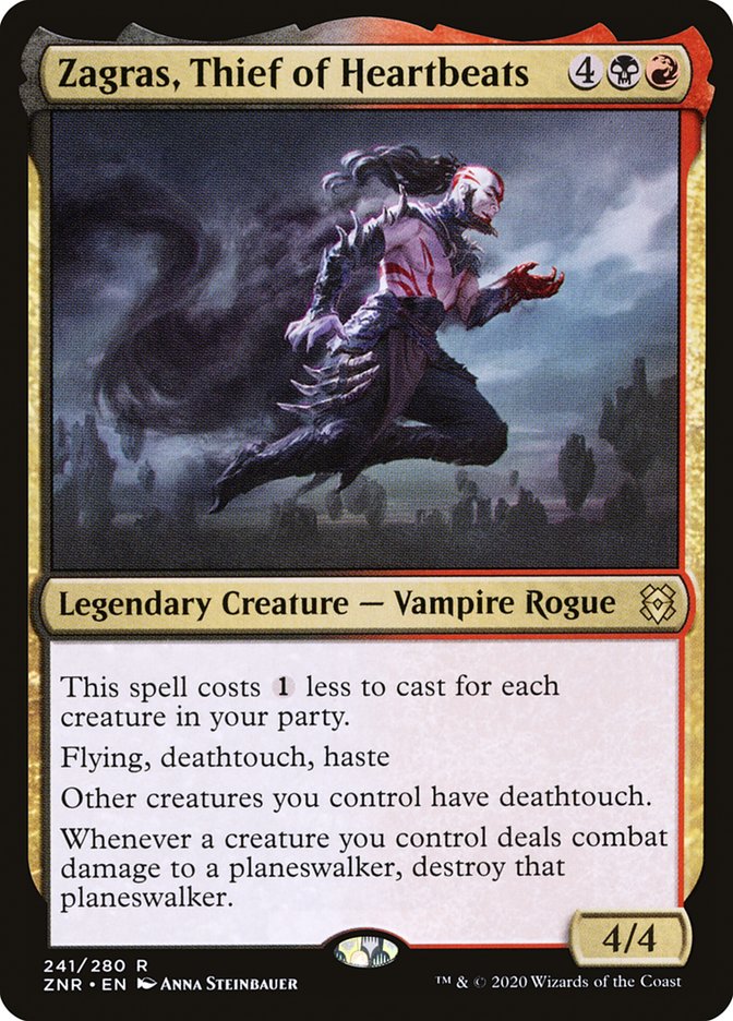 Zagras, Thief of Heartbeats [Zendikar Rising] | Odin's Place
