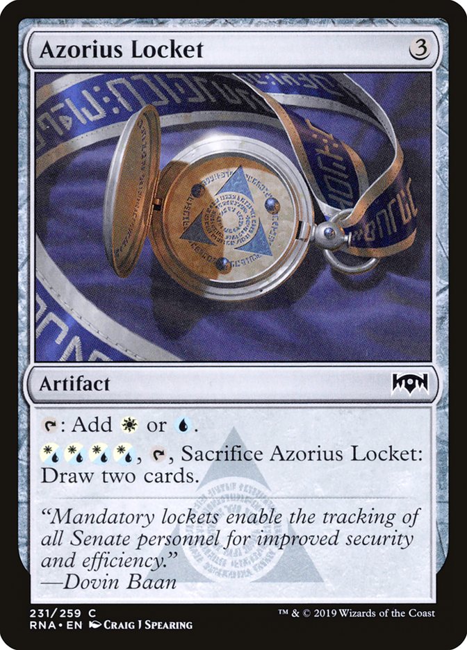 Azorius Locket (231) [Ravnica Allegiance] | Odin's Place