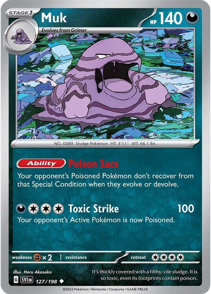 Muk (127/198) [Scarlet & Violet: Base Set] | Odin's Place