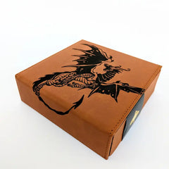 NTSD Gaming Vegan Leather Dice Box, Assorted Styles | Odin's Place