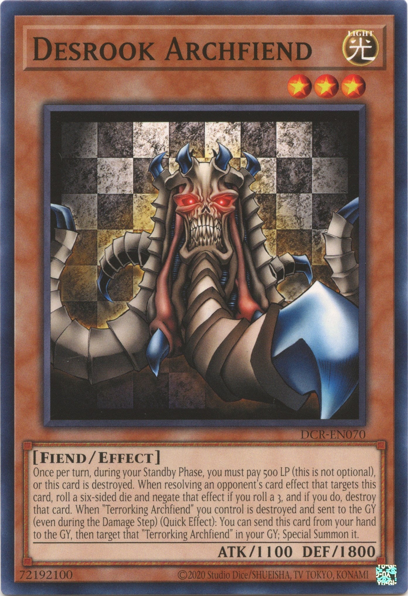 Desrook Archfiend (25th Anniversary) [DCR-EN070] Common | Odin's Place