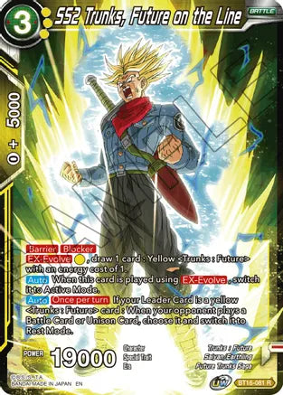 SS2 Trunks, Future on the Line (BT16-081) [Realm of the Gods] | Odin's Place