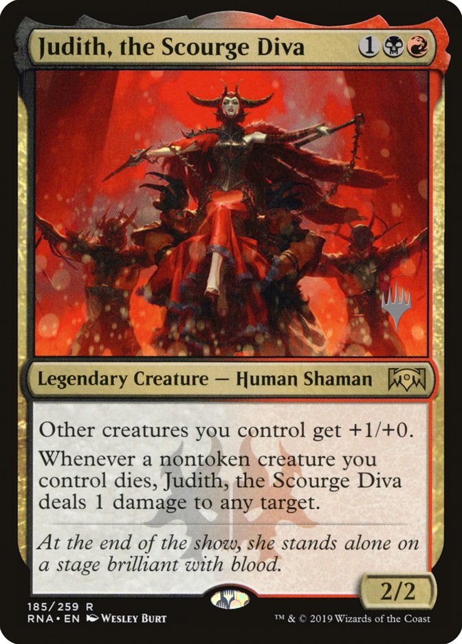 Judith, the Scourge Diva (Promo Pack) [Ravnica Allegiance Promos] | Odin's Place