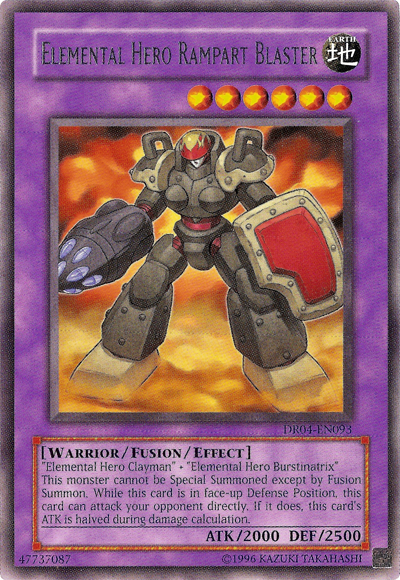 Elemental Hero Rampart Blaster [DR04-EN093] Rare | Odin's Place