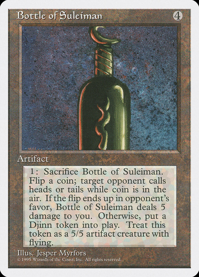 Bottle of Suleiman (301) [Fourth Edition] | Odin's Place
