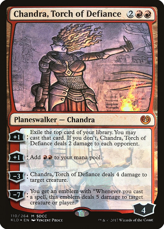 Chandra, Torch of Defiance (110) [San Diego Comic-Con 2017] | Odin's Place