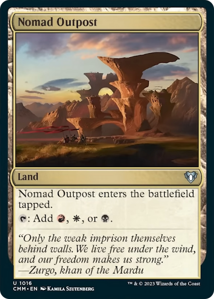 Nomad Outpost [Commander Masters] | Odin's Place