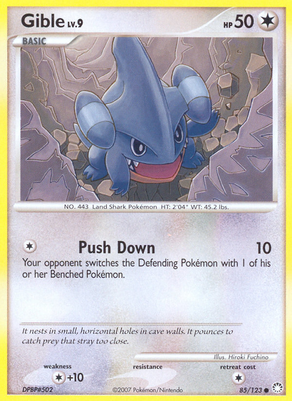 Gible (85/123) [Diamond & Pearl: Mysterious Treasures] | Odin's Place