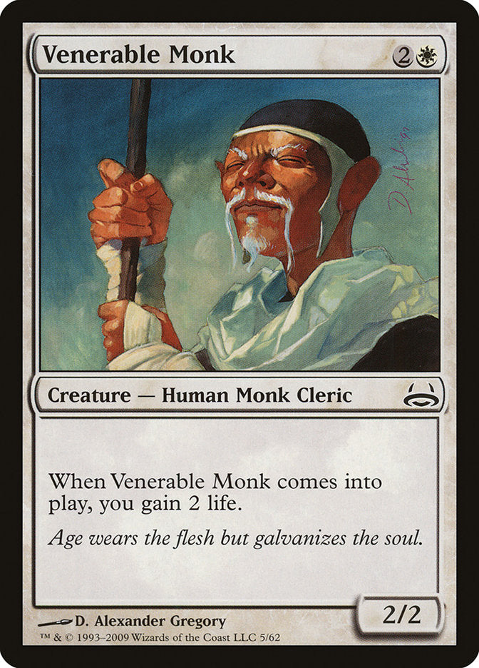 Venerable Monk (5) [Duel Decks: Divine vs. Demonic] | Odin's Place