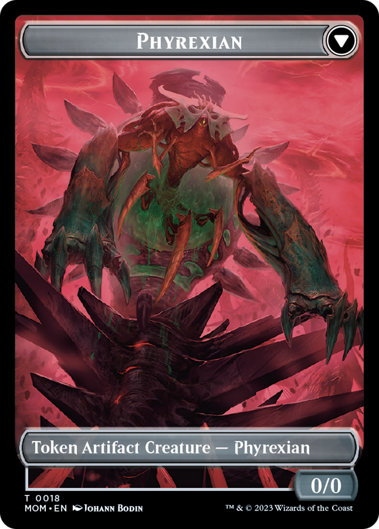 Incubator // Phyrexian (18) Double-Sided Token [March of the Machine Tokens] | Odin's Place
