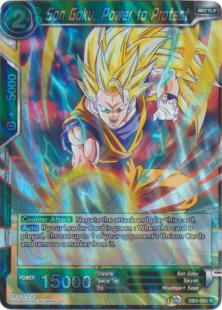 Son Goku, Power to Protect (DB3-053) [Giant Force] | Odin's Place