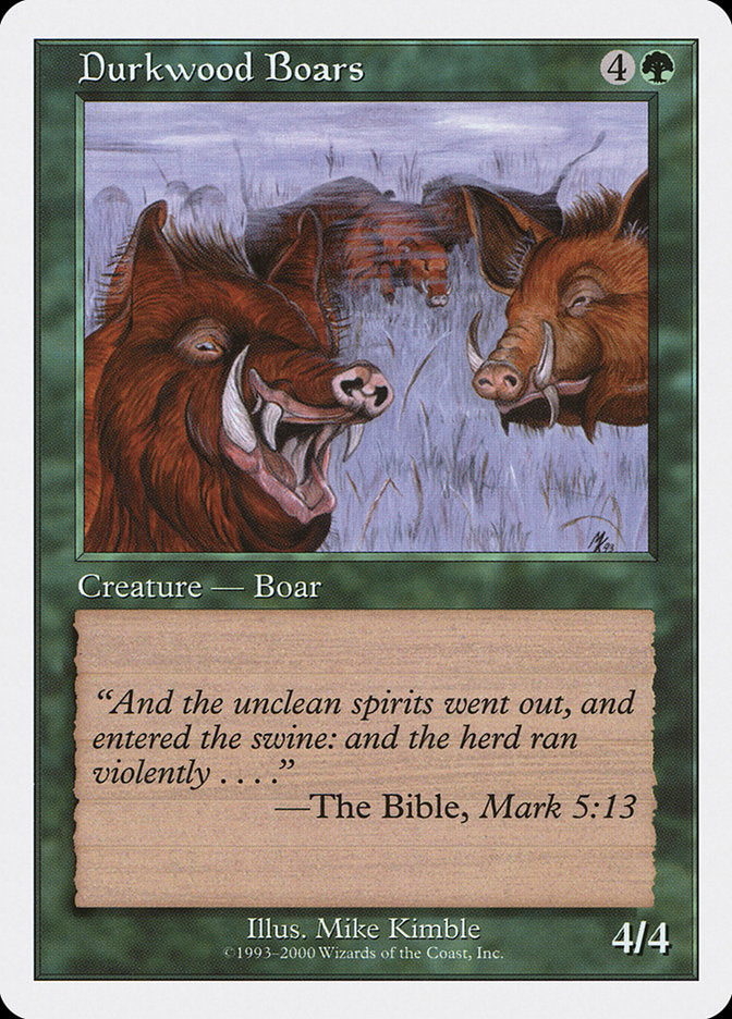 Durkwood Boars (38) [Starter 2000] | Odin's Place