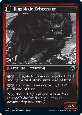 Fangblade Brigand // Fangblade Eviscerator [Innistrad: Double Feature] | Odin's Place
