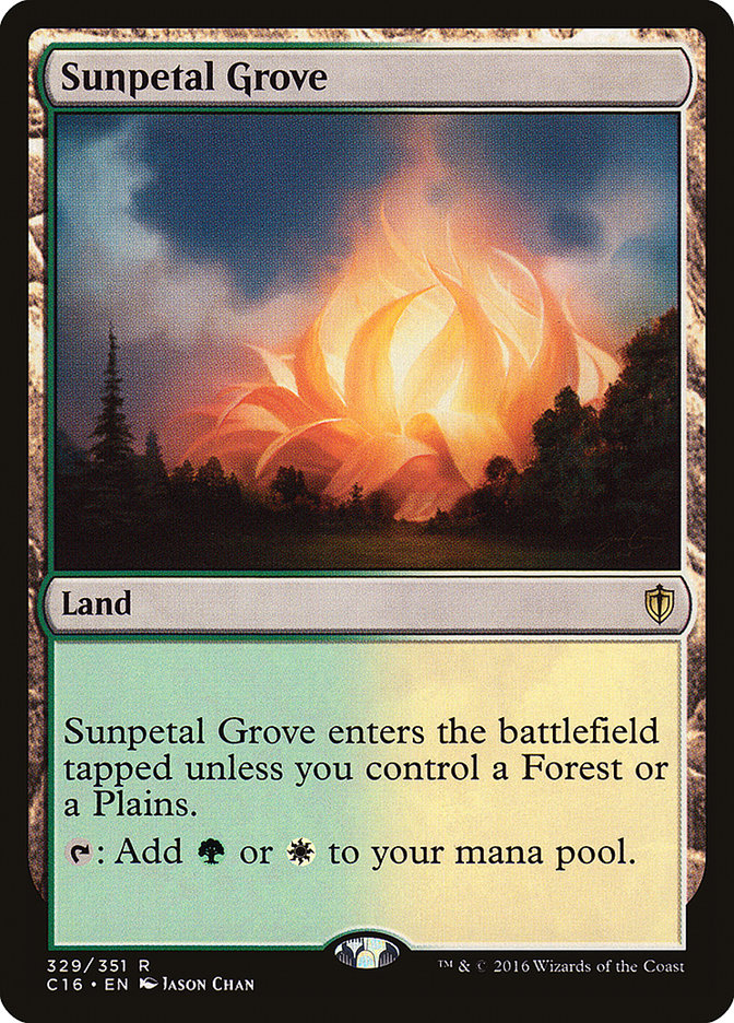 Sunpetal Grove (329) [Commander 2016] | Odin's Place