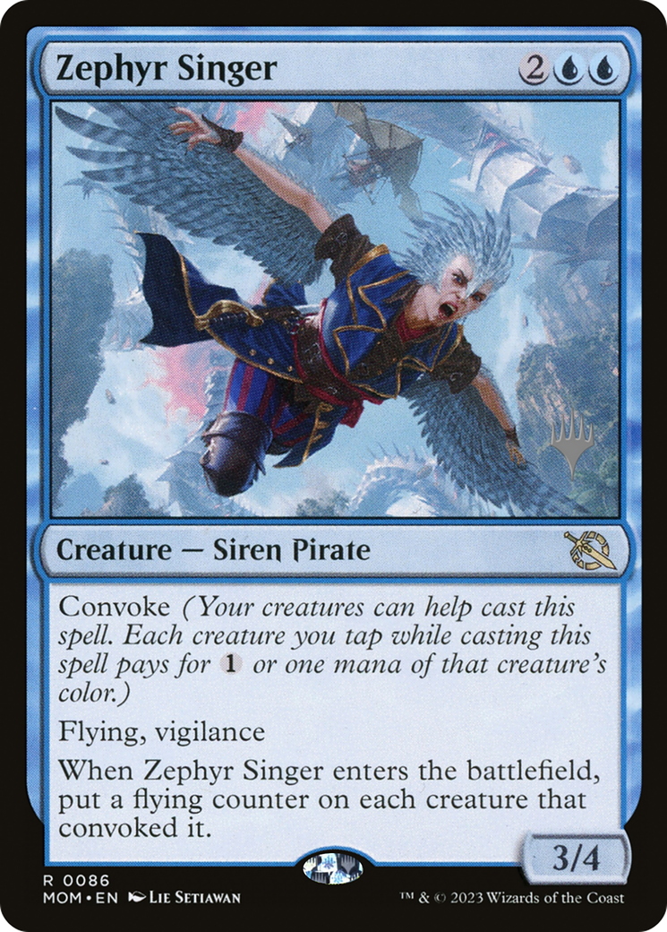Zephyr Singer (Promo Pack) [March of the Machine Promos] | Odin's Place