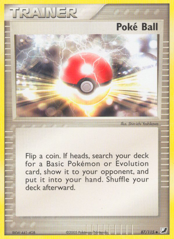 Poke Ball (87/115) [EX: Unseen Forces] | Odin's Place