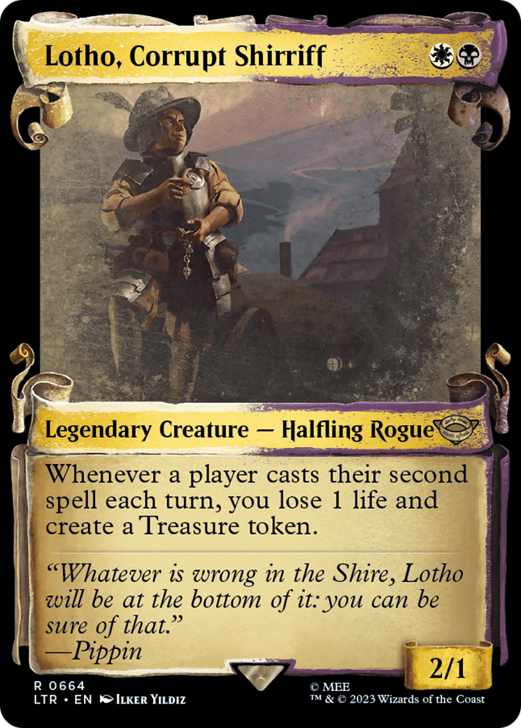 Lotho, Corrupt Shirriff [The Lord of the Rings: Tales of Middle-Earth Showcase Scrolls] | Odin's Place