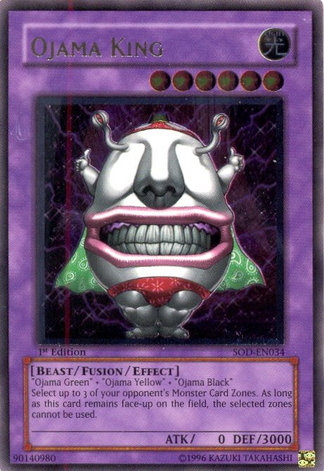 Ojama King [SOD-EN034] Ultimate Rare | Odin's Place