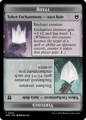 Copy // Royal Role / Virtuous Role Double-Sided Token [Wilds of Eldraine Commander Tokens] | Odin's Place