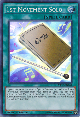 1st Movement Solo [MP15-EN169] Super Rare | Odin's Place
