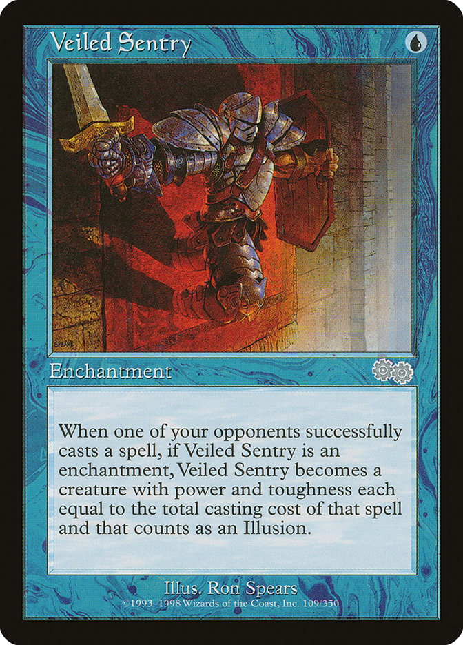 Veiled Sentry (109) [Urza's Saga] | Odin's Place