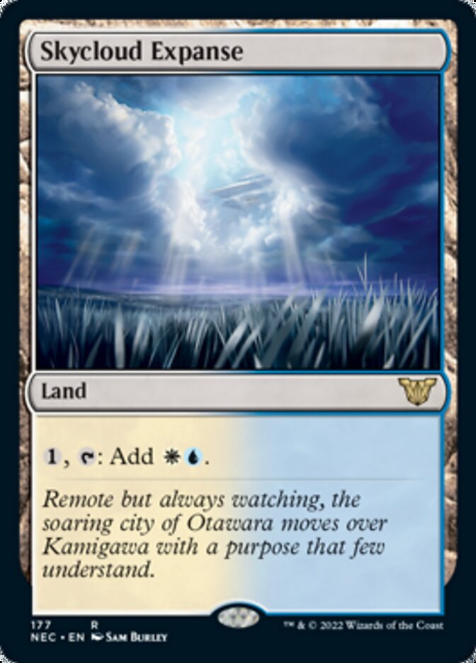 Skycloud Expanse [Kamigawa: Neon Dynasty Commander] | Odin's Place