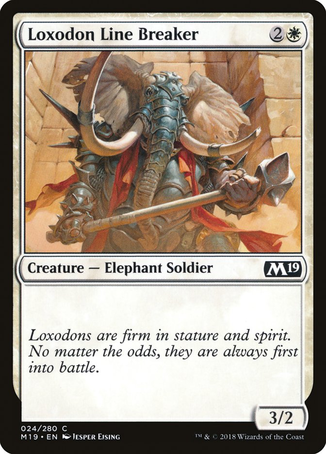 Loxodon Line Breaker (24) [Core Set 2019] | Odin's Place