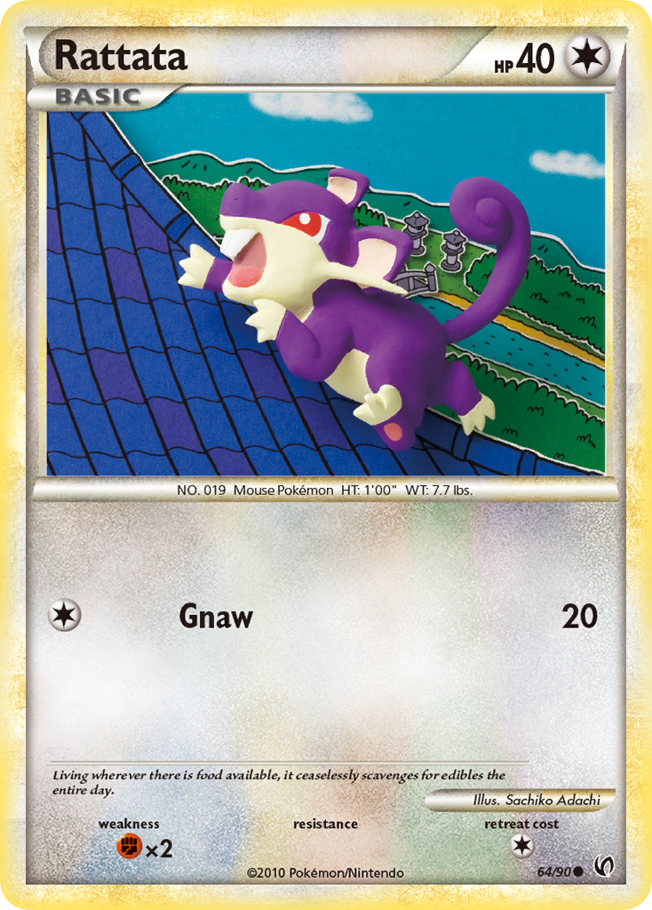 Rattata (64/90) [HeartGold & SoulSilver: Undaunted] | Odin's Place
