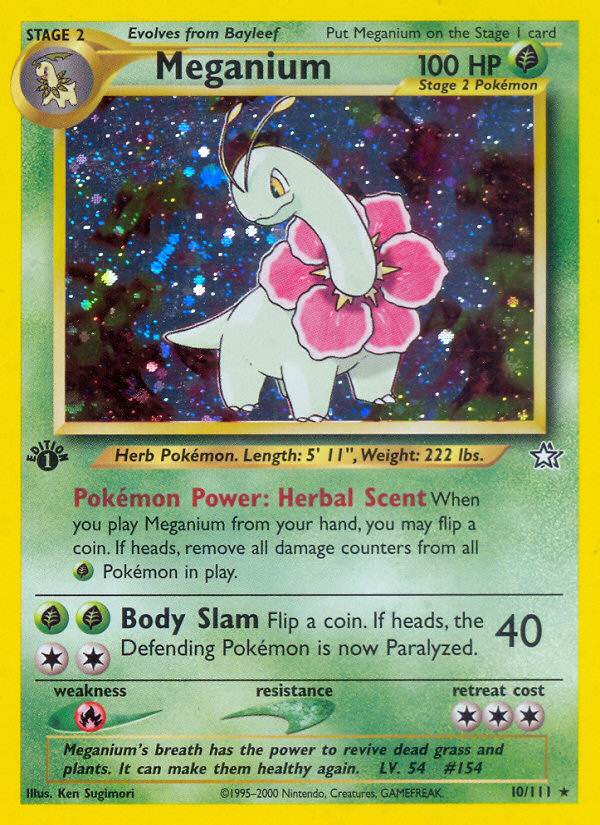 Meganium (10/111) [Neo Genesis 1st Edition] | Odin's Place